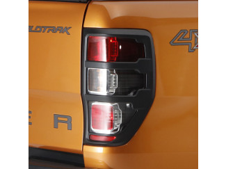 Ford Ranger 2019-2022 Matt Black Rear Light Covers