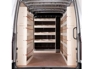 Nissan NV400 LWB L3 Double Rear, Front and Bulkhead Ply Racking (4 Pack)