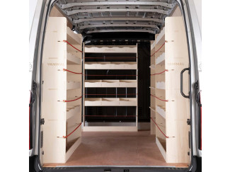 Renault Master LWB L3 Double Rear, Front Toolbox and Bulkhead Racking (4 Pack)