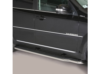 SsangYong Rexton 2013- Stainless Steel Wide Side Steps