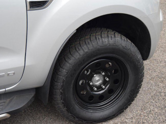 17 Inch Black Modular Steel Wheels for Mitsubishi L200 2015 On