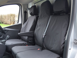 Vauxhall Vivaro 2014 Business Plus Model Tailored Waterproof Seat Covers - Front