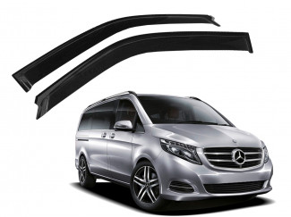Mercedes-Benz Vito Viano 2014 on Wind Deflectors Adhesive Fit