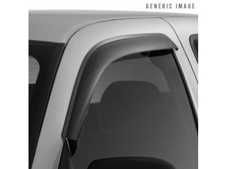 Hyundai Accent 3Dr 2006-2011 Front Pair of Dark Smoke Wind Deflectors