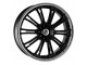 20X8.5 Nissan X-Trail Wolf Ve  Black  Alloy Wheels