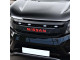 Nissan Navara NP300 2016-2021 Matte Black Grille with LEDs and Red Logo