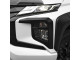Mitsubishi L200 Series 6 2019- Predator Fog Light Garnish - Matte Black