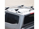 Cross Bars for Roof Rails in Silver To Fit Nissan Navara NP300