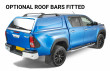 Toyota Hilux Aeroklas Commercial Hard Top Blank Sides with optional roof rails