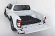 Sliding steel pickup bed tray suitable for double cab 4x4 pickup trucks