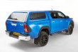 Aeroklas Leisure canopy fitted to Toyota Hilux with wheel arches and black alloy wheels