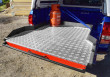 Chequer plate sliding bed tray for Mercedes X-Class