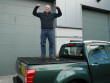 Tri-Folding Tonneau Cover is strong enough to stand on