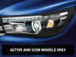 Black head light surround Toyota Hilux Active and Icon models only
