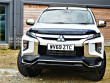 Front view of the Mitsubishi L200 Series 6 Bonnet Protector