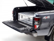 Aluminium double drawer toolbox for double cab pickup 