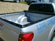 Tonneau cover couldn't be easier to fit, using an aluminium frame