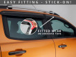 Trux Adhesive Fit Window Door Visors / Easy Installation