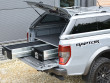 Stylish Alpha Type-E truck top fitted to a double cab Ford Ranger Raptor