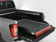 Rhino Deck Black Textured Heavy Duty Bed Slide for the Nissan Navara NP300