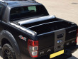 Rolled up tonneau cover fitted to a Ford Ranger Wildtrak