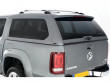 Close-up view of the VW Amarok 2011-2020 Alpha GSE Hardtop in Primer Finish
