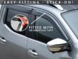 Toyota Hilux 1998 - 2006 Adhesive Fit Wind Deflectors 