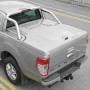 Ford Ranger Double Cab 2019 on Aeroklas Galaxy Lift Up Lid Tonneau Cover
