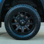 18x8 Matte Black Predator Hurricane Alloy Wheel VW Amarok