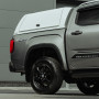 White Commercial Hardtop Canopy with Lift-Up Doors for VW Amarok