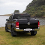 Rear view of the Pro-Form SportLid Tech2 Tonneau Cover fitted on the Amarok 11-20