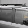 Side angle view of the VW Amarok 2011-2020 Black Roof Rails