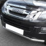 Stainless steel front spoiler bar fitted to an Isuzu D-Max 2012 to 2017