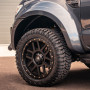 18x8 painted matte black Hawke Dakar Alloy Wheel Ranger 2012 On