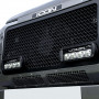 Land Rover Defender Grille fitted with Lazer Lamps