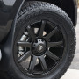 18x8 Matte Black Predator Hurricane Alloy Wheel Ford Ranger 2023-