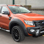 Ford Ranger fitted with X-Treme Matte Black Wheel Arches