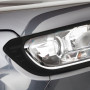 Ford Ranger matte black head lamp surrounds