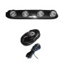 ABS Light Pod With 4 White Round Spot Lamps And Wiring Kit