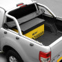 VW Amarok Soft Tonneau Cover compatible with OE Roll Bar