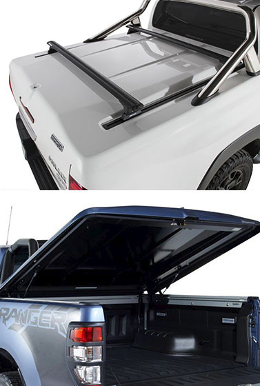 Proform Tango Sports Lid on a Toyota Hilux and a Ford Ranger