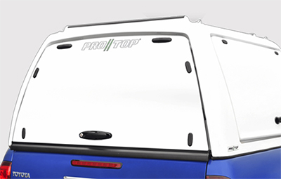 Pro//Top low roof gullwing truck top solid rear door