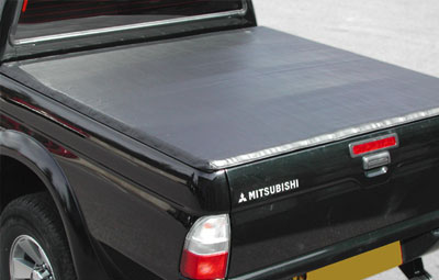 Mitsubishi with a soft hidden snap tonneau cover