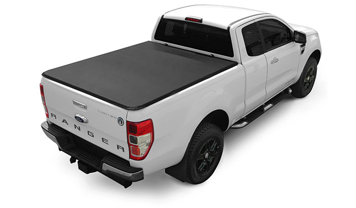 Soft Hidden Snap Tonneau Cover fitted to a Ford Ranger